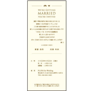 PLUSH for WeddingԾ87.5mm204mm
