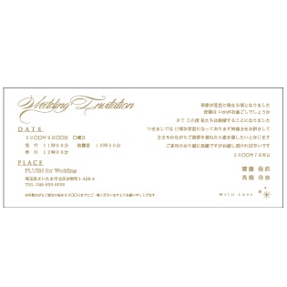 PLUSH for WeddingԾ204mm87.5mm